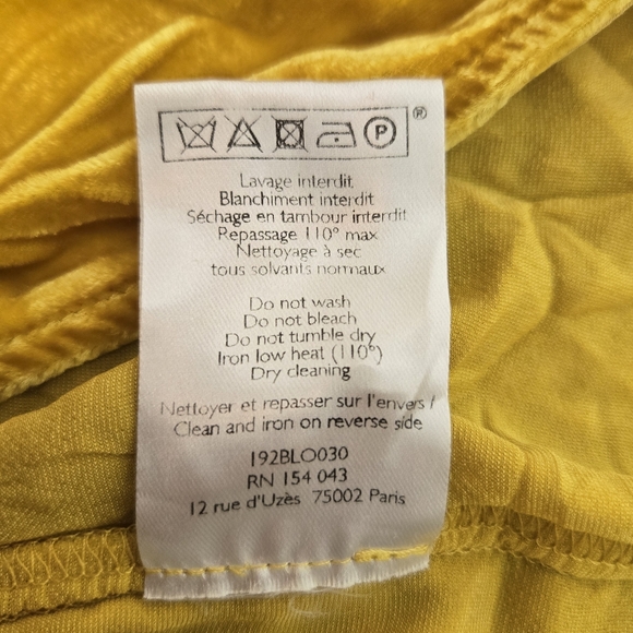 SEZANE Coralie Crushed Velvet Top - Picture 7 of 9